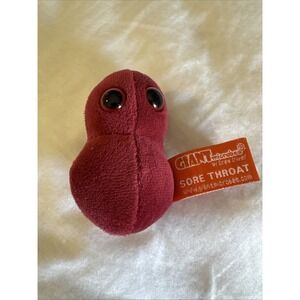 Giant Microbes Stuffed Plush - Sore Throat - Science Toy